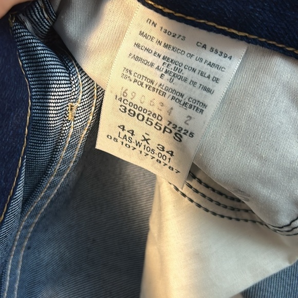 Wrangler Stretch Jean Extensible Dark Wash 44 x 34 - Picture 7 of 8